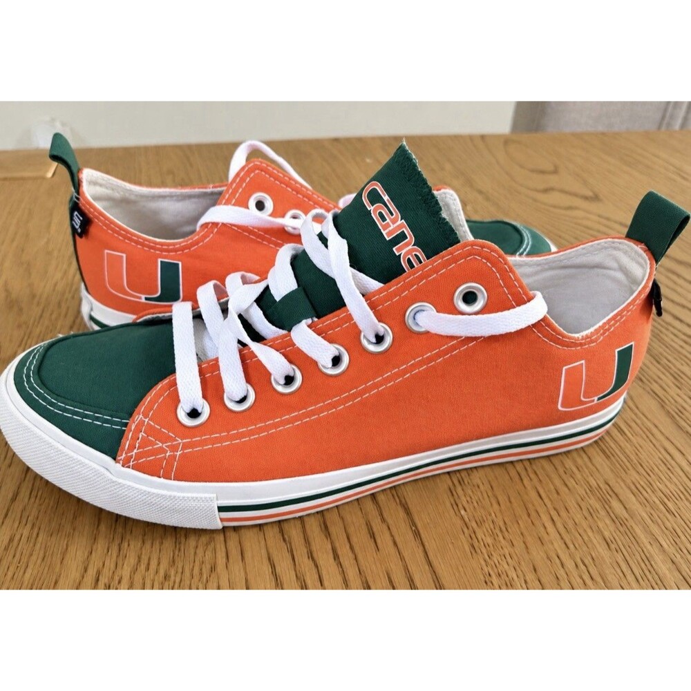 SKICKS University of Miami Hurricanes Sneakers Women’s 10 Men’s 8 Orange